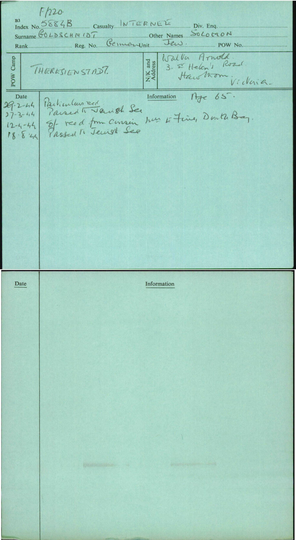 Goldschmidt, Solomon, German