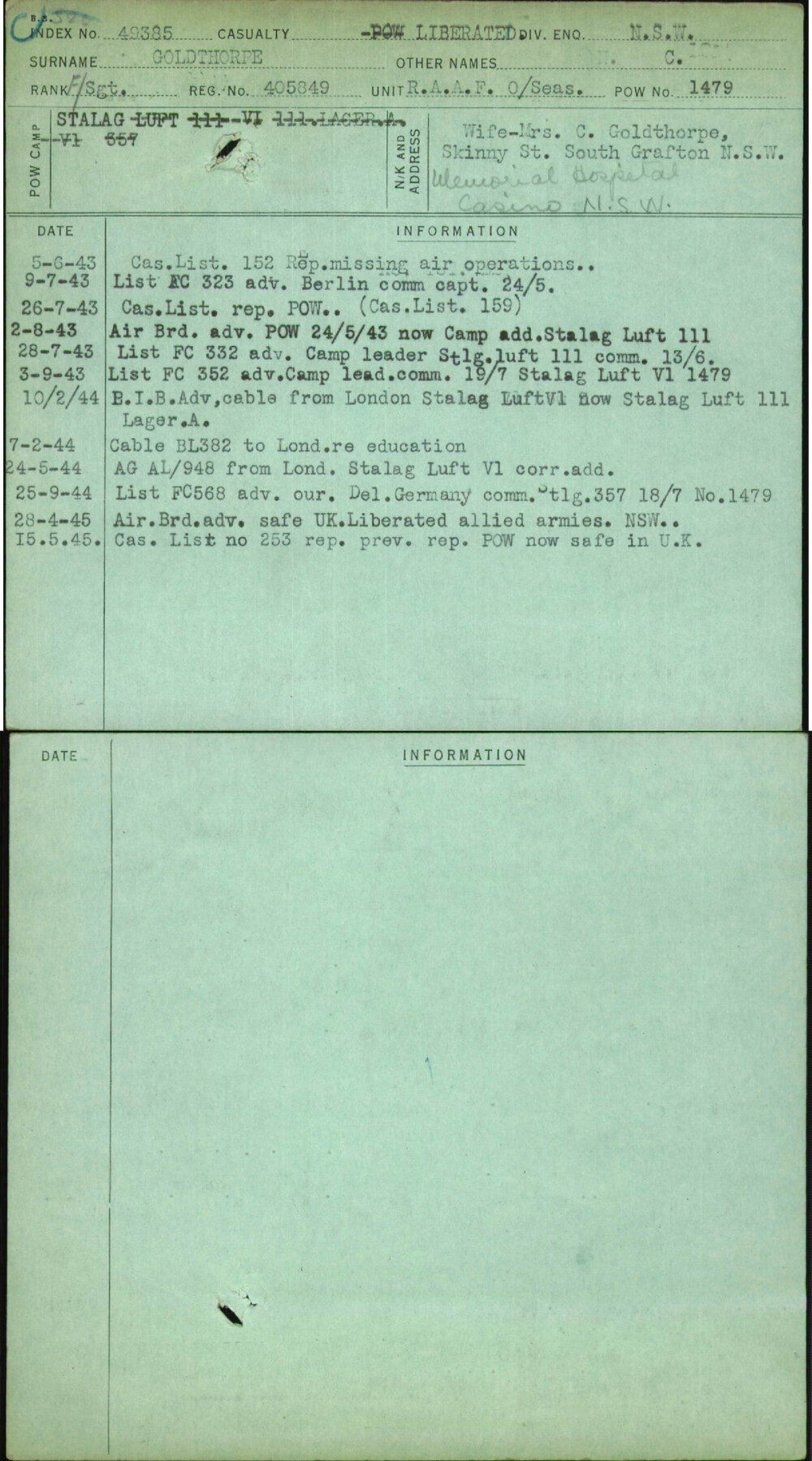 Goldthorpe, C, 405849