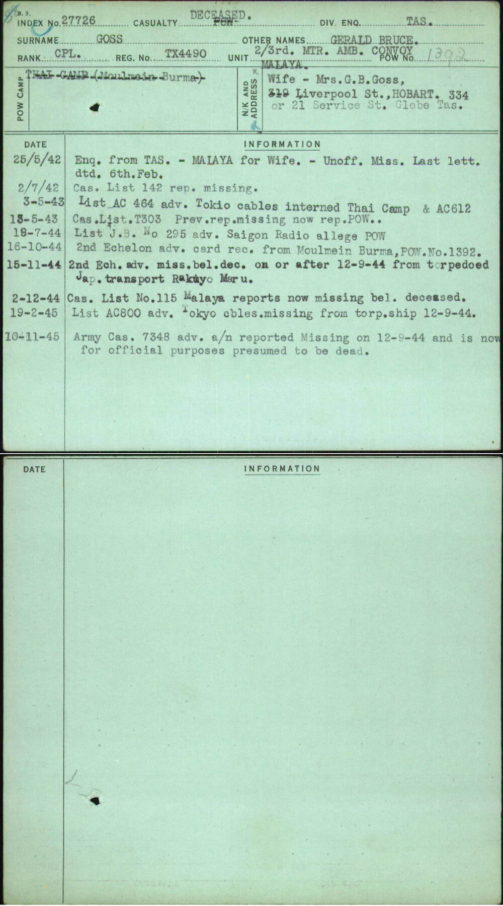 Goss, Gerald Bruce, TX4490