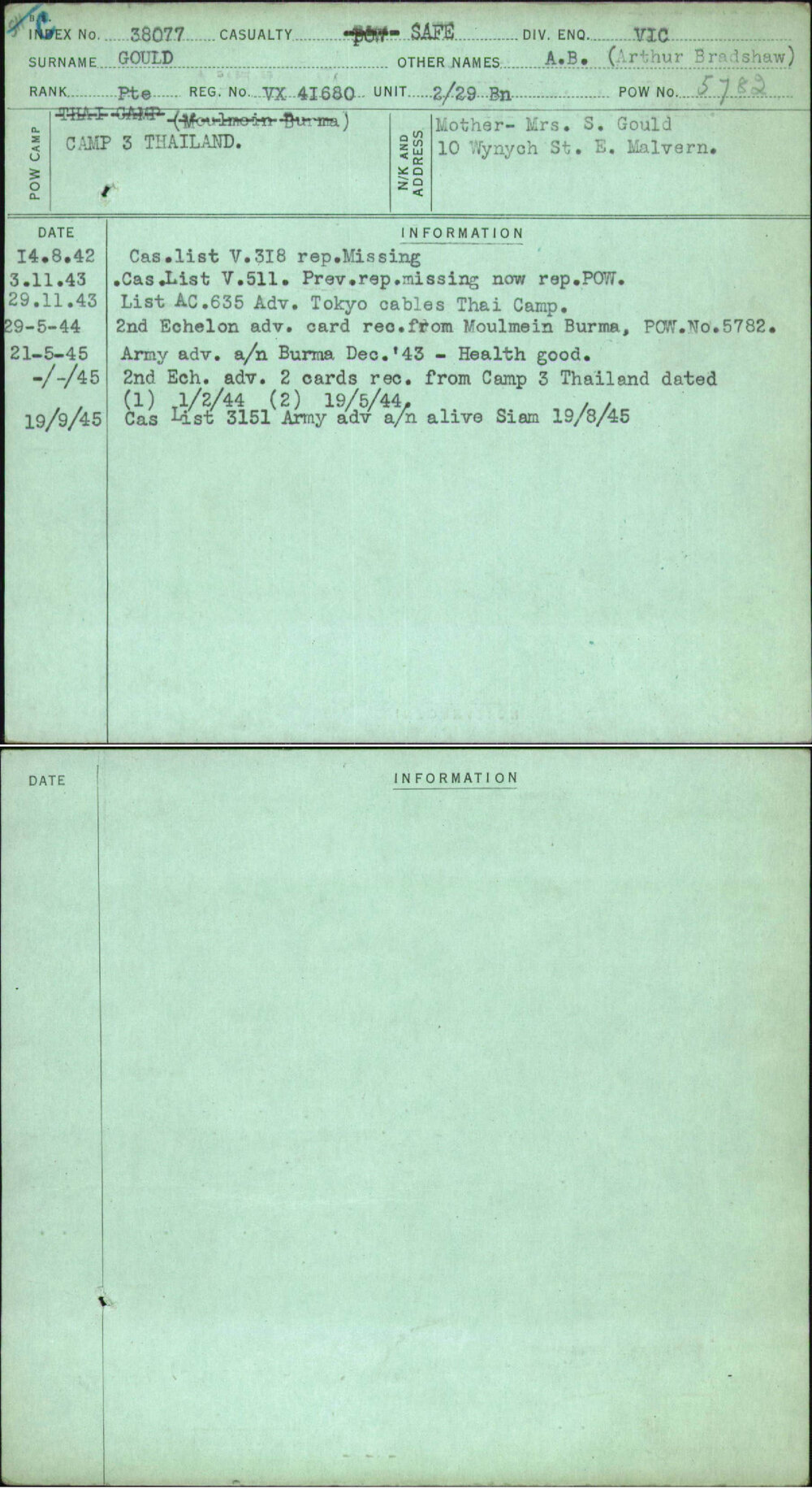 Gould, A B (Arthur Bradshaw), VX41680