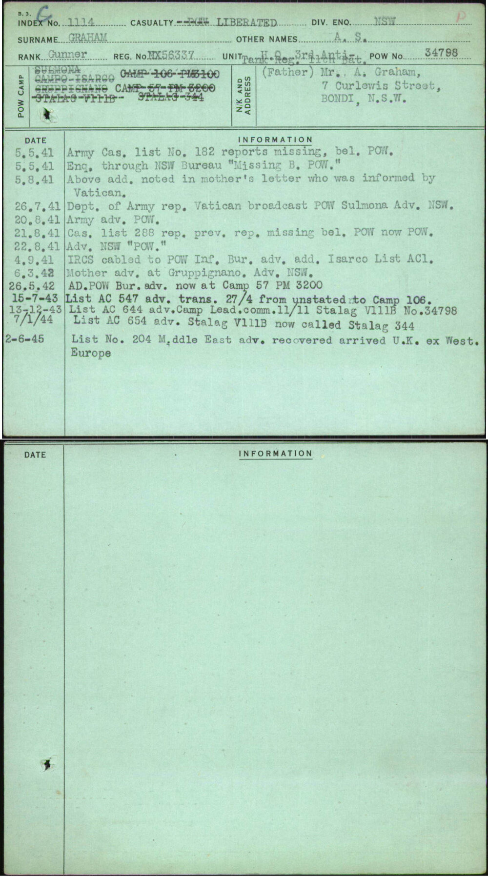 Graham, A S, NX56337