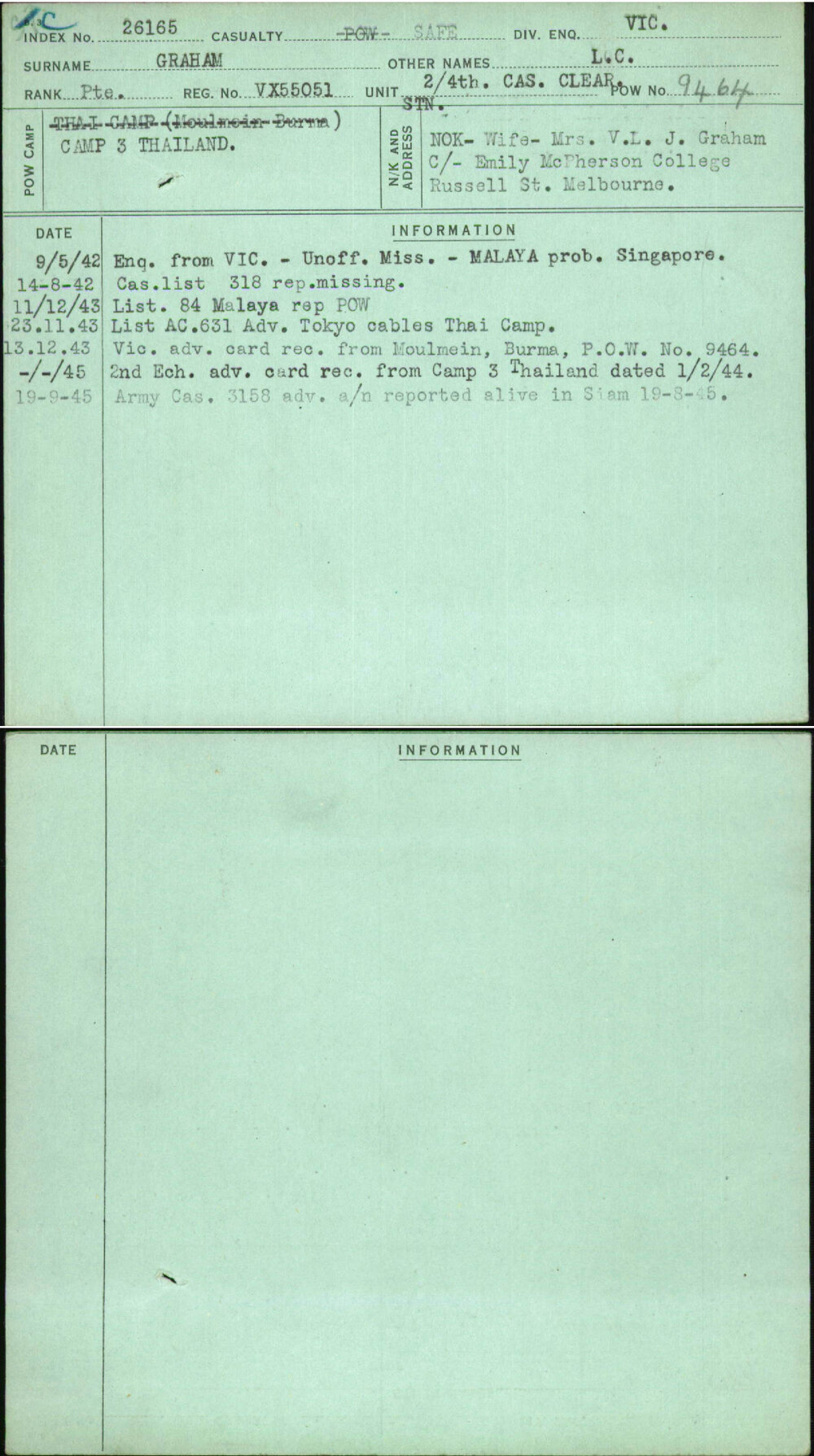 Graham, L C, VX55051