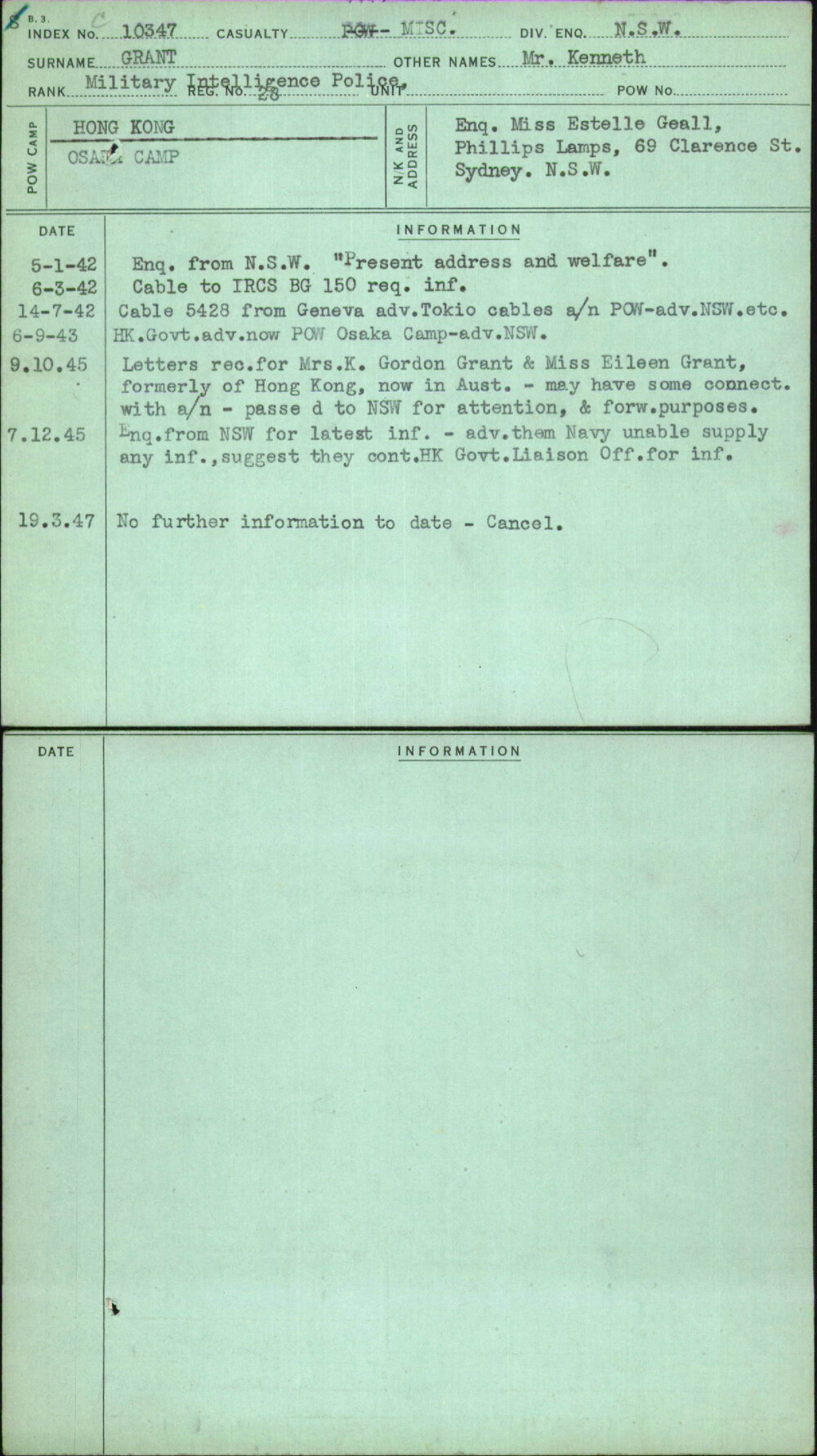 Grant, Mr Kenneth, 28