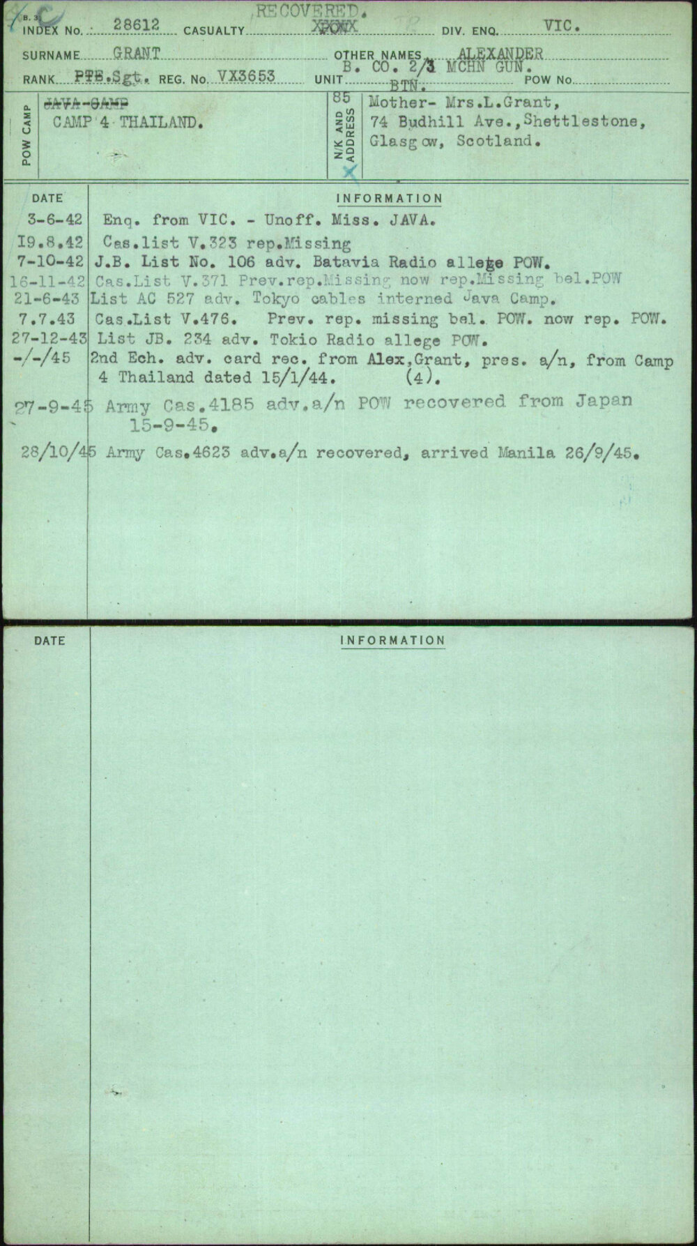 Grant, Alexander, VX3653