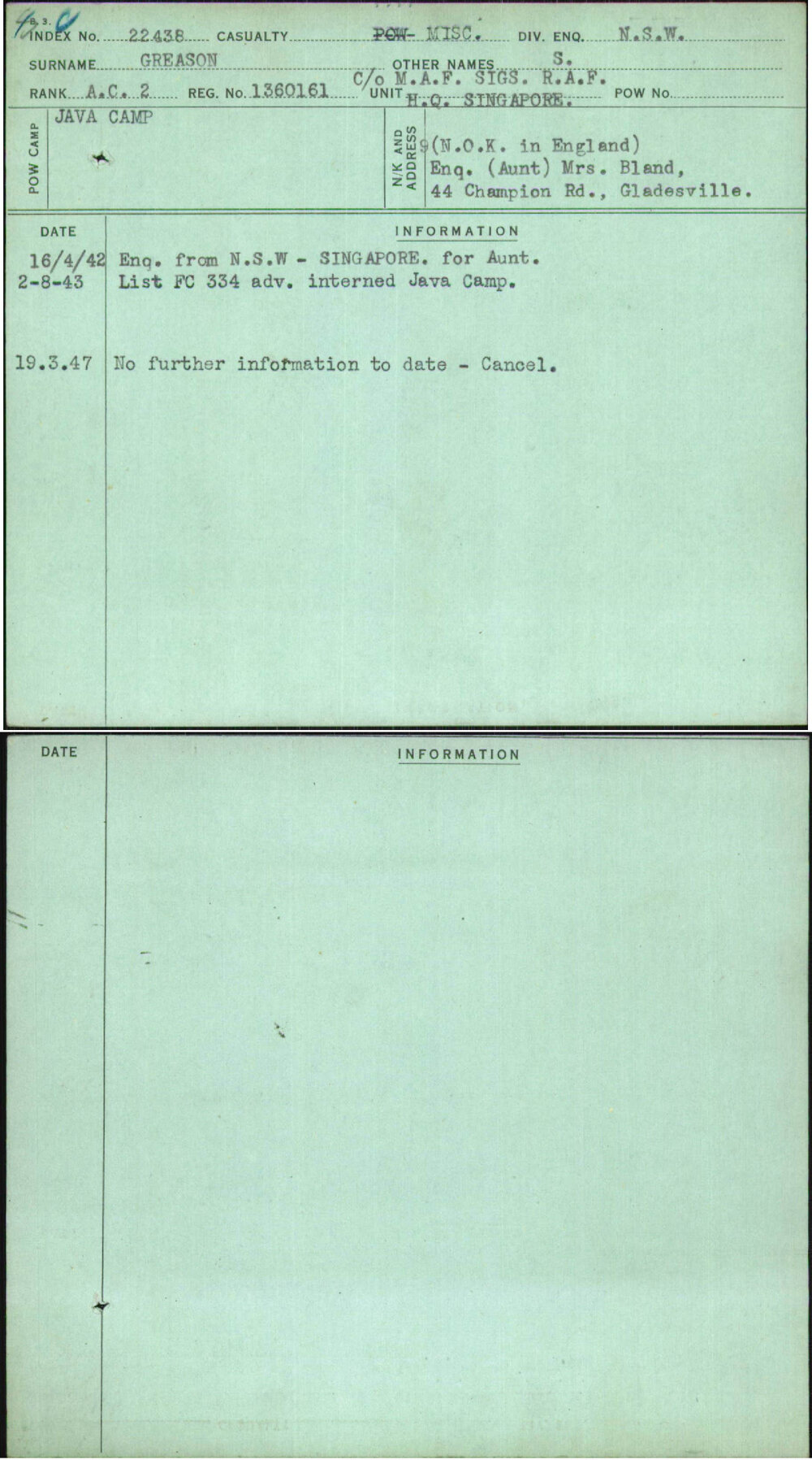Greason, S, 1360161