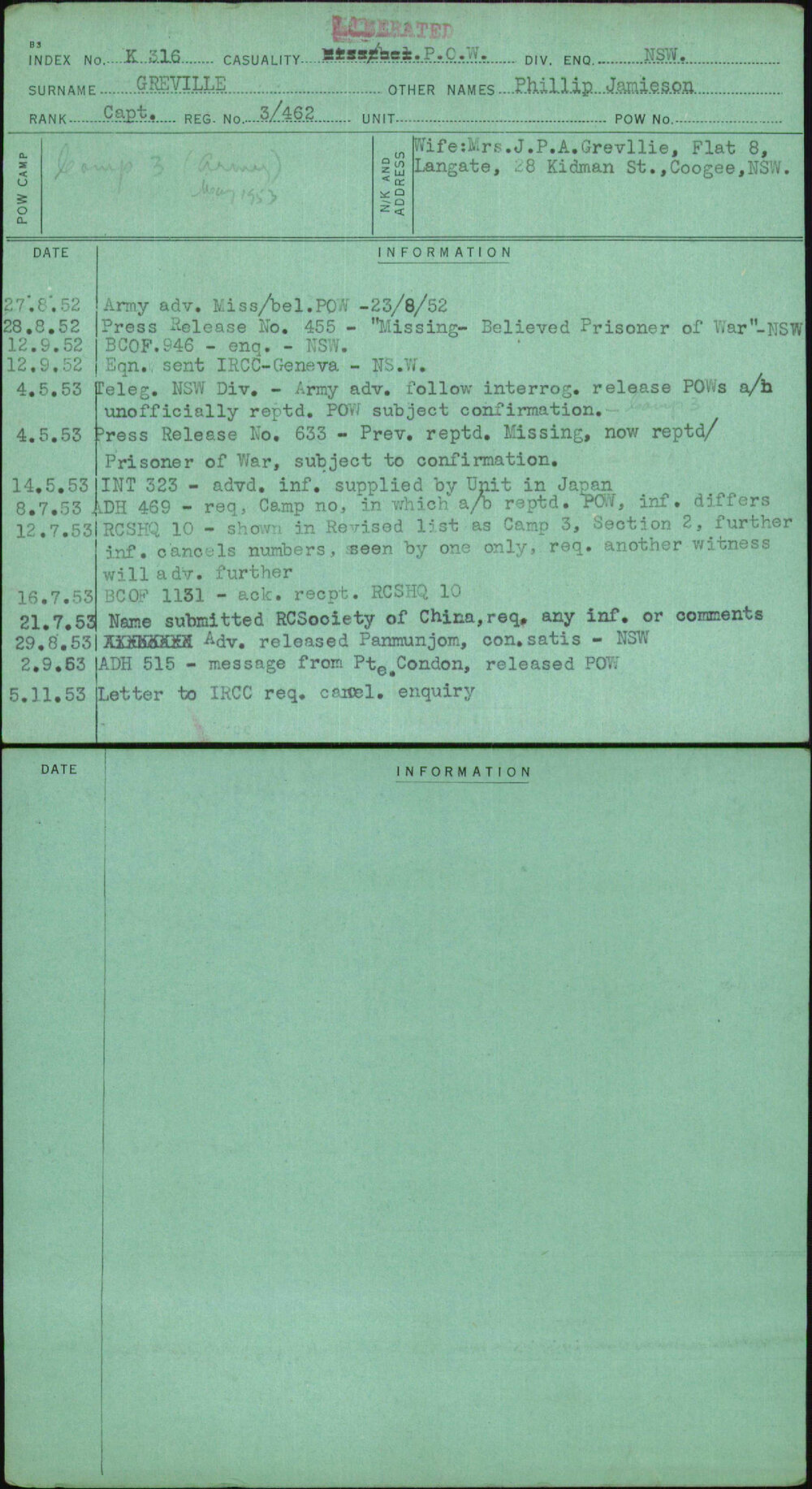 Greville, Phillip Jamieson, 3-462