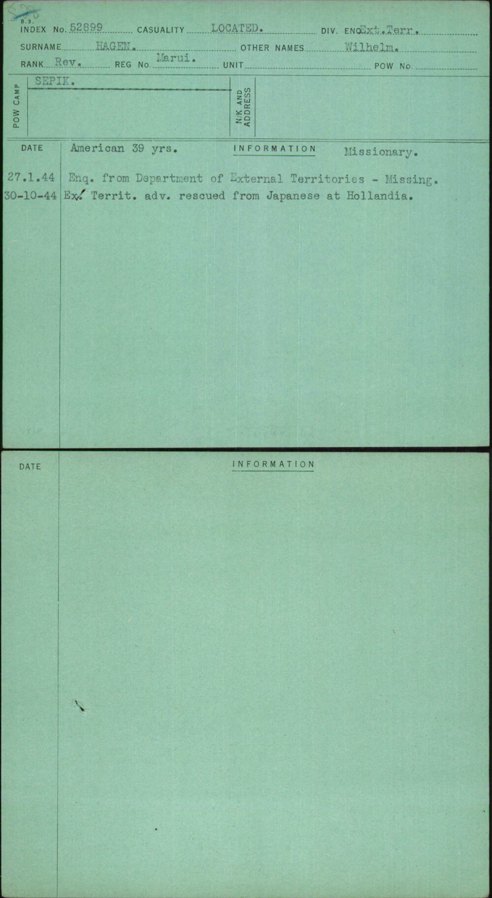 Hagen, Wilhelm, Marui