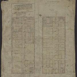 [William Booth Memorial Mens' Home, Ground, First, Second, Third Floor Plans]