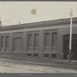 [Warehouse of] Gordon and Gotch Pty Ltd, importers of paper, type, ink and Co, Franklin St