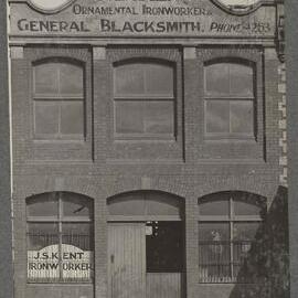[The Building of] J. S. Kent, Ornamental Ironworker and General Blacksmith, Market Street