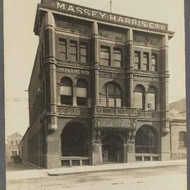 [Head Office and Victorian Sales Rooms of] Massey-Harris Company, Bourke Street