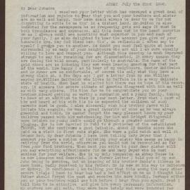 From Eliza Dalton to Johanna