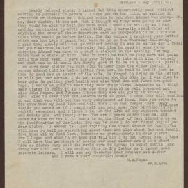 From M.A. Hogan Sr. M. Ass. at the Benedictines of the Presentation Convent, Subiaco