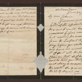 From E. Hogan at Subiaco Farm, writing to his neice Johanna