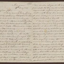 Written from Hargreaves to Jim