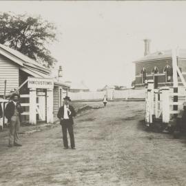 "First Wooden bridge at Wahgunyah"