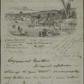 Walter Butler to his mother, from Camp Beechworth.