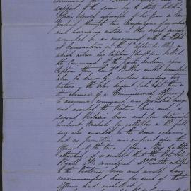 Letter from R.H. MacGregor, commander 65th foot, to the Military Secretary, Royal Hospital, Dublin.