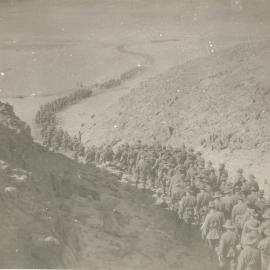 Route march down “Cass” Valley