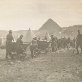 Makings of a camp, Egypt