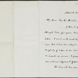 NIND, Philip (Mrs Archer's brother), Leicester Square.