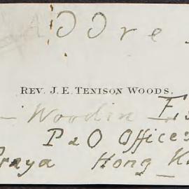 TENISON-WOODS, Fr Julian, Osaka, Japan.