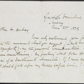 William (Bede) Dalley, no address to Archer