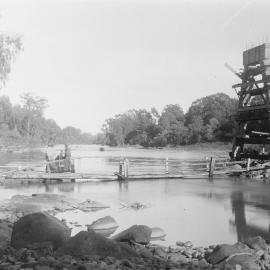 Construction of Thornton Bridge, Goulburn River