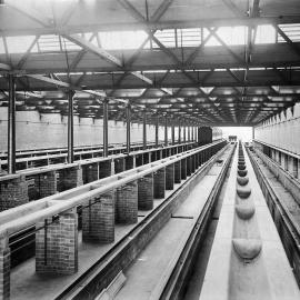 Washing Troughs for Carriage Sheds, Railway Station, Sydney