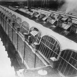 Monier roof for spinning factory, Heilbronn