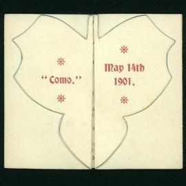 Como menu card