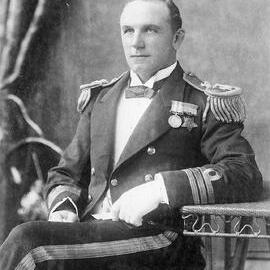 Naval men and ships.