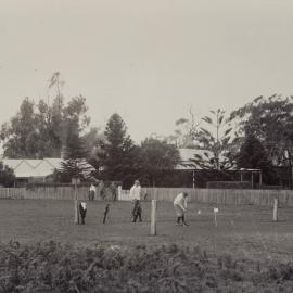 Photo of group of men playing golf