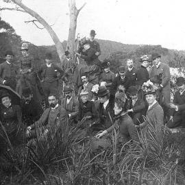 A group of people in the bush