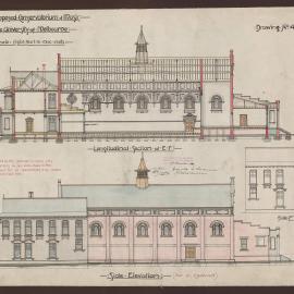 Proposed Conservatorium of Music, The University of Melbourne, Drawing No. 4 [1984]