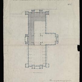 The Melbourne International Exhibition - Plan of drains