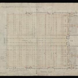 The Melbourne International Exhibition - Ground plan [338]