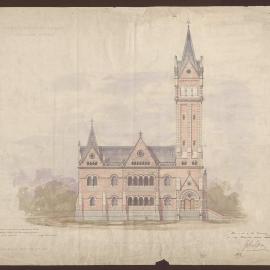 Congregational Church Collins Street - Elevation to Russell Street [531]