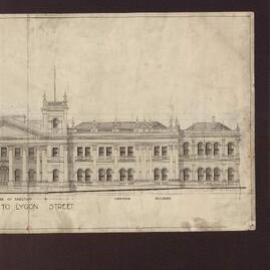 Trades Hall Elevation to Lygon Street [392]