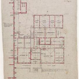 Convent of the Good Shepherd, Abbotsford - Kitchen block ground plan [505]