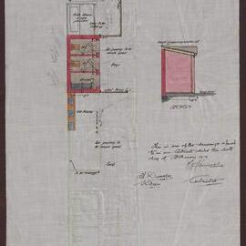 Alterations to sanitary accommodation - Premises Russell St City/ Section/ [Floor plan] [539]