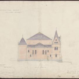 Congregational Church Collins St - North elevation [515]