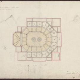 Congregational Church Collins St - Plan of ceilings [523]