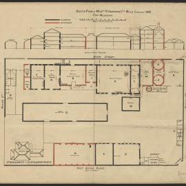 Sketch Plan of Messrs R. Harper & Co's Mills Port Melbourne