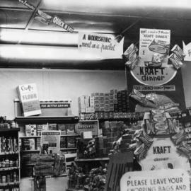 An interior view of Crofts self-service grocery store in Windsor, Victoria.