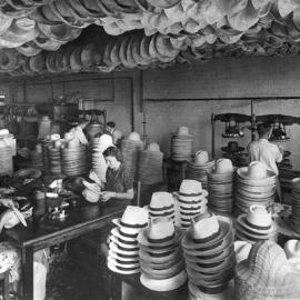 Helmet Covering and Hand Finishing Department, Sargood  Gardiner
