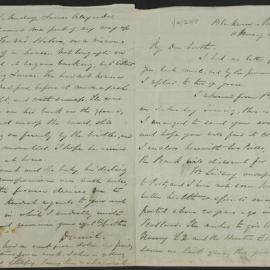 [Daniel Ritchie to Robert Ritchie in Cloverhill Scotland, 11 January 1859]