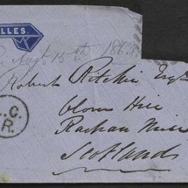 [Daniel Ritchie to Robert Ritchie in Cloverhill Scotland, 24 June 1863]