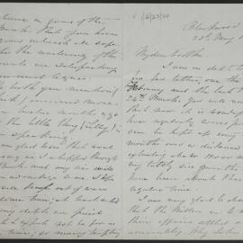 [Daniel Ritchie to Robert Ritchie in Cloverhill Scotland, 23 May 1864]