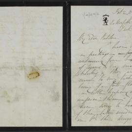 [From Arthur (?) to Daniel Ritchie, 18 February 1856]